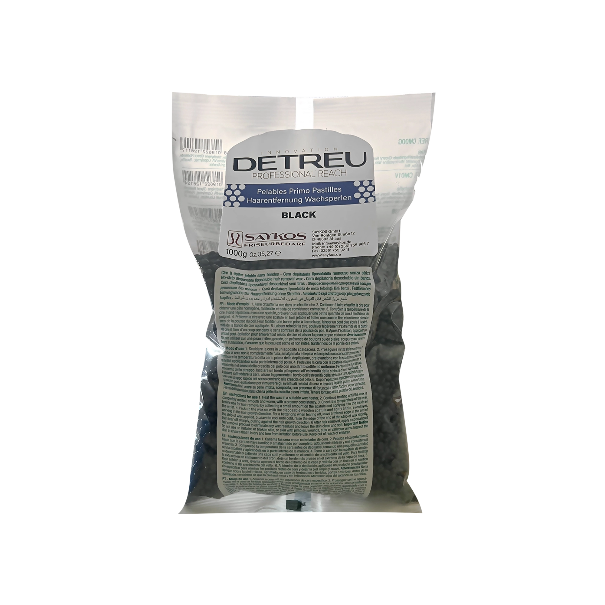 Detreu Haarentfernungswachsbohnen Primo 1000 g – Mirels Friseurbedarf