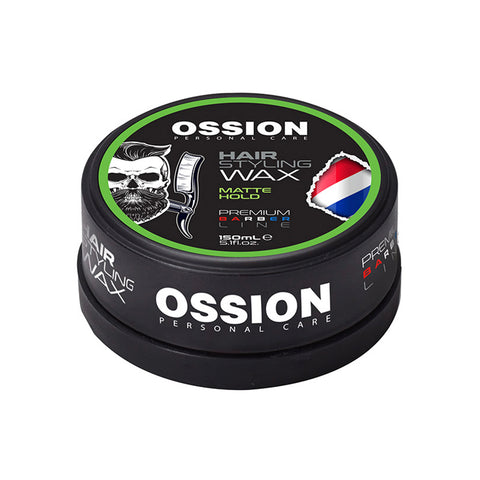 Ossion Barber Line Hair Styling  (150 ml) Matt Wax - Medium Hold - Extra Hold - Ultra Hold - Mega Hold